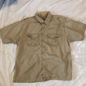 Men’s short sleeve button down shirt